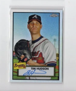 **2021 TOPPS CHROME PLATINUM ANNIVERSARY TIM HUDSON REFRACTOR AUTO (167/199) - Picture 1 of 1