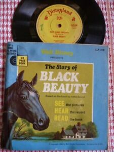Children's Record+Book "Black Beauty"  Walt Disney Series LLP318