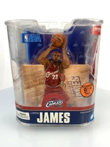 LeBron James McFarlane's SportsPicks NBA 13 Wine Jersey -Collectable- Sealed Box - Picture 1 of 5