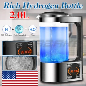 2L Electric Hydrogen Water Ionizer Generator Machine Water Generator US Plug - Picture 1 of 13
