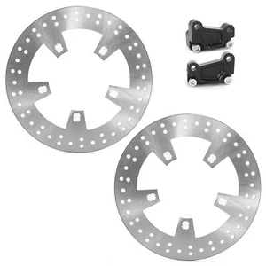 Enforcer 13" Big Front Brake Discs Rotors Kits For Harley Touring Bagger 2014-up - Picture 1 of 12