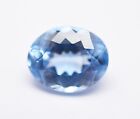 Lab Blue Topaz Oval Step Cut 5X3 MM To 15X12 MM Loose Certified Loose Gemstone
