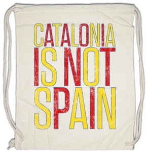 CATALONIA IS NOT SPAIN Turnbeutel Freedom for Free Revolution Independence - Picture 1 of 1