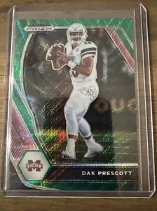 2021 Dak Prescott Panini Prizm Draft Picks #9 Green Wave PRIZM Mississippi State - Picture 1 of 2