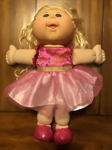 cabbage patch kids 14.5” blonde hair blue eye girl doll 2014 OAS JAKKS JP-45 - Picture 1 of 12