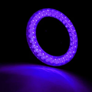 60 LED 110V-240V Purple UV Light Source Microscope Ring Light Lamp Illuminator - Picture 1 of 11