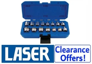 Laser Tools 5518 magnetischer Sumpfschlüssel & Steckschlüsselsatz 3/8"D Sechskantschlüssel & Sternsteckschlüssel - Bild 1 von 4