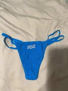 VTG VS Double string thongs size XS blue pink collection NWT - Picture 1 of 4