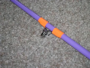 GLOW ROD MEAT HUNTER FLEX 7' CASTING -CATFISH -GLOWS PURPLE UNDER BLACK LIGHT ! - Picture 1 of 11