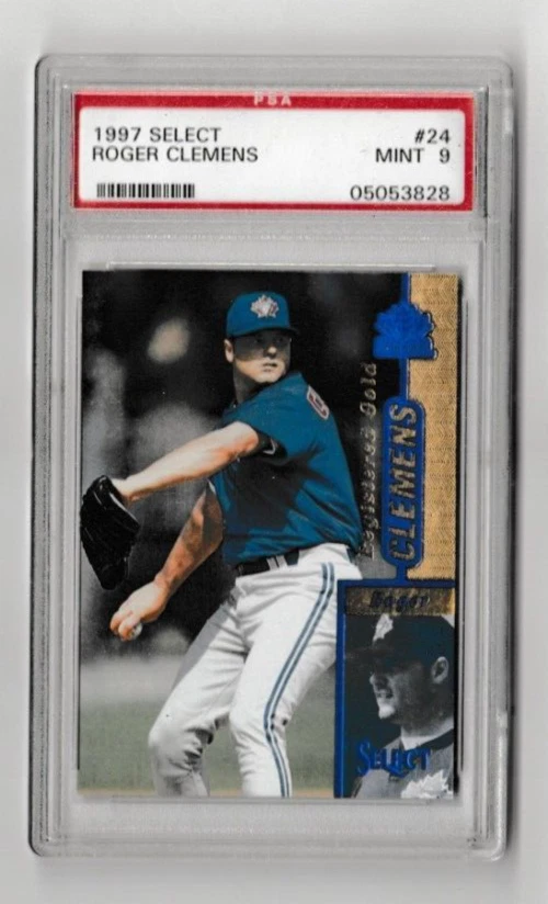PSA 9 1997 Select Registered Gold #24 Roger Clemens Toronto Blue Jays ⚾ - Image 1 of 1