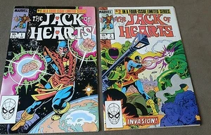 Marvel Comics Jack of Hearts Issues #1&2 ~1984 - lower grade - Picture 1 of 3