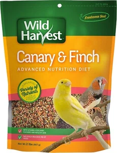 Wild Harvest B12492Q-001 Canary and Finch Food Blend, One 2 Pound (Pack of 1) - Picture 1 of 5
