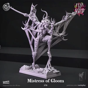 Mistress of Gloom miniature - CastnPlay - DnD miniatures - Role Playing Game - - Picture 1 of 2