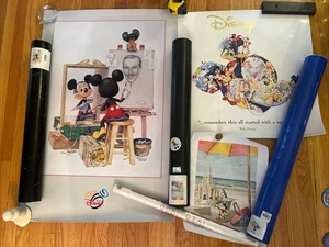 Póster con impresión artística de Disney autorretrato de Mickey Mouse-comenzado con un ratón-danza lotex4 - Imagen 1 de 21