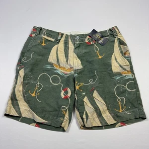 Pantalones Cortos Chinos Polo Ralph Lauren Vela Náutica Lino Algodón Multicolor Para Hombre 34 - Imagen 1 de 18