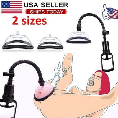Vacuum Suction Clitoral Vaginal Pussy Pump Kit for Women Couple Sex Toys USA - Image 1 of 4