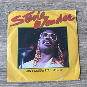 Stevie Wonder- I Ain't Gonna Stand For It 7" Vinyl Single Record 1980 - Picture 1 of 4