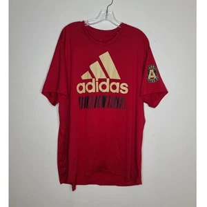 Adidas Atlanta United FC futbol club red short sleeve shirt - XXL / 2XL - Picture 1 of 5