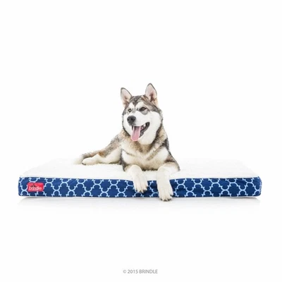 Waterproof Designer Memory Foam Pet Bed-Removable Machine Washable Cover-4 In... - Image 1 of 4
