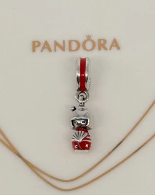 EDIÇÃO LIMITADA Novo Berloque Pendurado Genuíno Boneca Japonesa Vermelha Pandora 791368EN09 - Imagem 1 de 4
