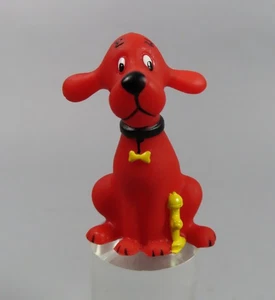 Clifford the Big Red Dog with Fire Hydrant 2" figure Scholastic PBS Kids - Picture 1 of 3