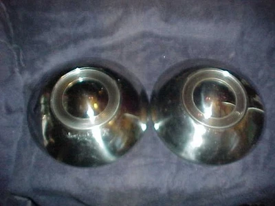 Dodge (2) 1956-58 D100 D200 Truck 10" Dog Dish Bowl Hubcaps Slum Caps NICE COND. - Image 1 of 4