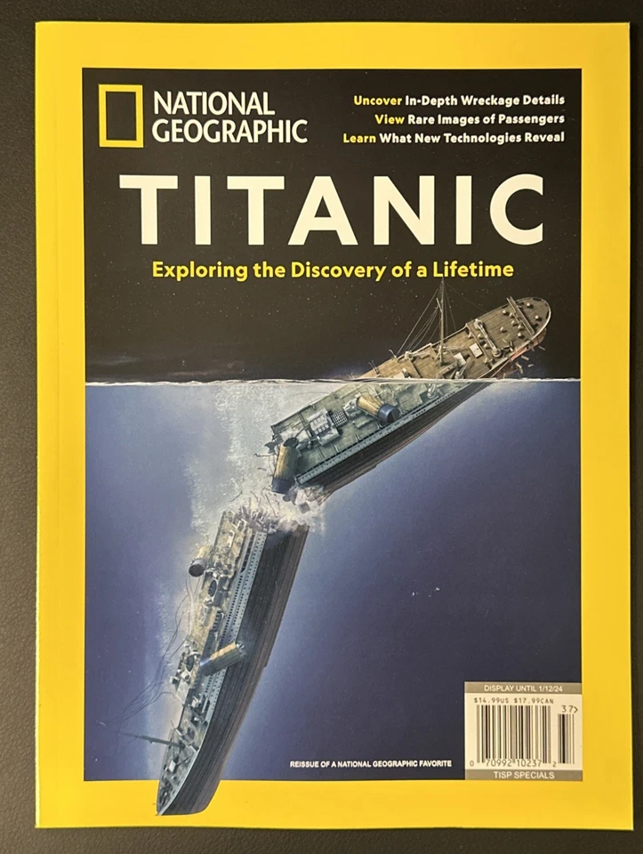 National Geographic Magazine Titanic Exploring the Discovery of a Lifetime Foto 1 de 1