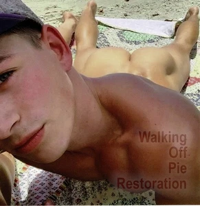 Fit College Jock sunning nude on beach 4x6 reprint Gay Estate Collection - Picture 1 of 2