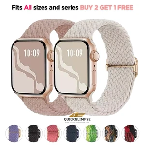Für Apple Watch Armband Nylon Schnalle Band iWatch Series 10 9 8 7 6 5 4 3 SE Ultra - Bild 1 von 6
