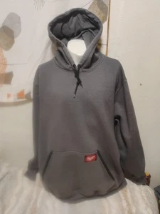 Milwaukee Power Tools Hoodie Herren Large grau Pullover Sweatshirt schwer 2XL - Bild 1 von 16