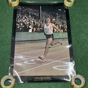 Vintage Steve Prefontaine USA Finish Line Poster 24x36 Nike Shoes 1951-1975 - Picture 1 of 9