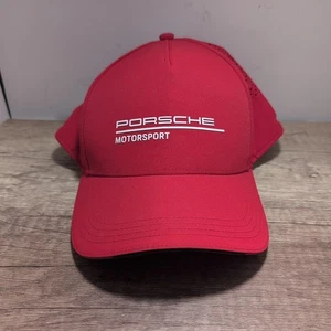 Porsche Motorsport Mütze rot Snapback belüftet Spruch Luxus Autos Rennen - Bild 1 von 11