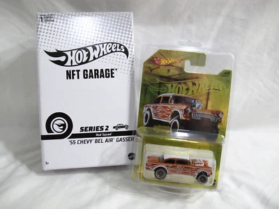 Mattel Hot Wheels Serie 2 Premium NFTH - '55 Chevy Bel Air Gasser - ¡Envío rápido! Foto 1 de 4