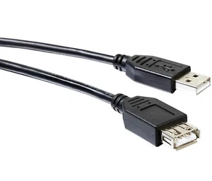 CAVO USB MASCHIO A FEMMINA 1,5M prolunga m f tipo A 2.0 computer notebook - Photo 1/1