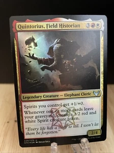 MTG Quintorius, Field Historian FOIL #220 Strixhaven: School of Mages NM/M - Picture 1 of 1