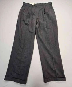 Chaps Ralph Lauren Pants Mens 36 Gray Khakis Dress Casual Slacks Stylish - Picture 1 of 7