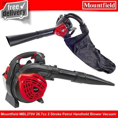 MOUNTFIELD MBL270V GARDEN BLOWER VACUUM 26.7cc 2 Stroke Petrol Handheld  - Image 1 of 4