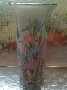 Jarrón cilindro alto Fuji Quality China Bone China 6,5" hecho en Japón - Imagen 1 de 6