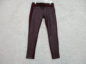 Mossimo Jeans 6 Womens Regular Size Red Pants Stretch Skinny Casual Mid Rise A17 - Picture 1 of 12