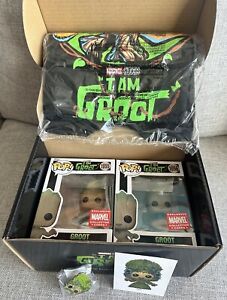 Funko Pop I Am Groot Marvel Collector Corps Box Size M Disney Sealed 5 pcs