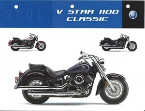 Motorcycle Brochure - Yamaha - V Star 1100 Classic - 2001 (DC474) - Bild 1 von 1