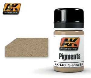 AK Interactive 140 Sienna Soil Dry Pigment 35ml Bottle - Picture 1 of 1