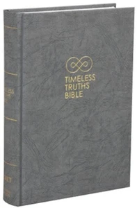 NET Timeless Truths Bible Gray Hardcover BRAND NEW in Shrink Wrap!!! - Picture 1 of 4