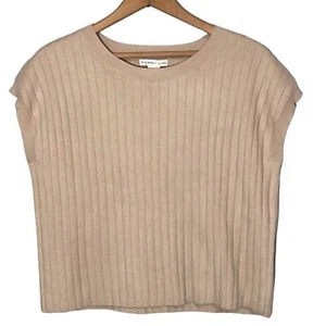 SINCERELY JULES | Women’s Ribbed Knit Round Neck Boxy Sweater Top size Large - Picture 1 of 10