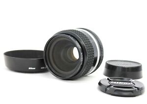 [SIC Version] Nikon Ai-s Ais Nikkor 35mm F/2 Lens S/N32* w/ Hood HN-3 from Japan