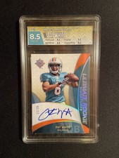 HGA 8.5 UPPER DECK ULTIMATE COLLECTION ROOKIE SIGNATURES BLUE PAT WHITE  /35