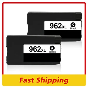2 PACK 962-XL HY Ink for HP 962 OfficeJet Pro 9010 9015 9016 9018 9020 9025 9019 - Picture 1 of 3