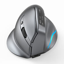 Ergonomic Mouse Optical Vertical Mice 8 Keys Wireless 2.4GHz 3200DPI for PC C8Z2