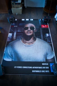 RAYBAN B French Bus Shelter Vintage Advertising Poster Original 2010's - Picture 1 of 7