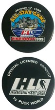1999 ALL STAR GAME CINCINNATI CYCLONES IHL VINTAGE CZECHOSLOVAKIA HOCKEY PUCK